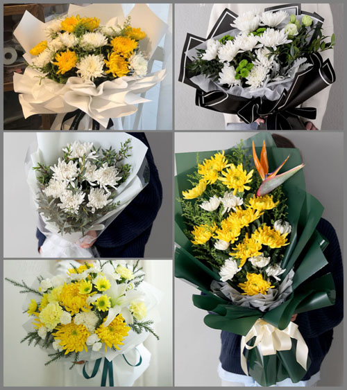 广东江门市台山市川岛镇茫洲村白事花束代送